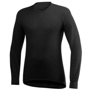 Crewneck 200 unisex schwarz - WOOLPOWER